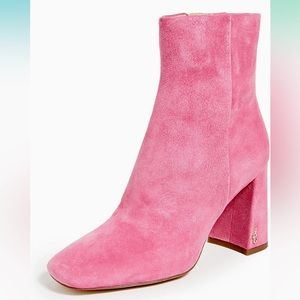 Sam Edelman Pink Ankle Boots